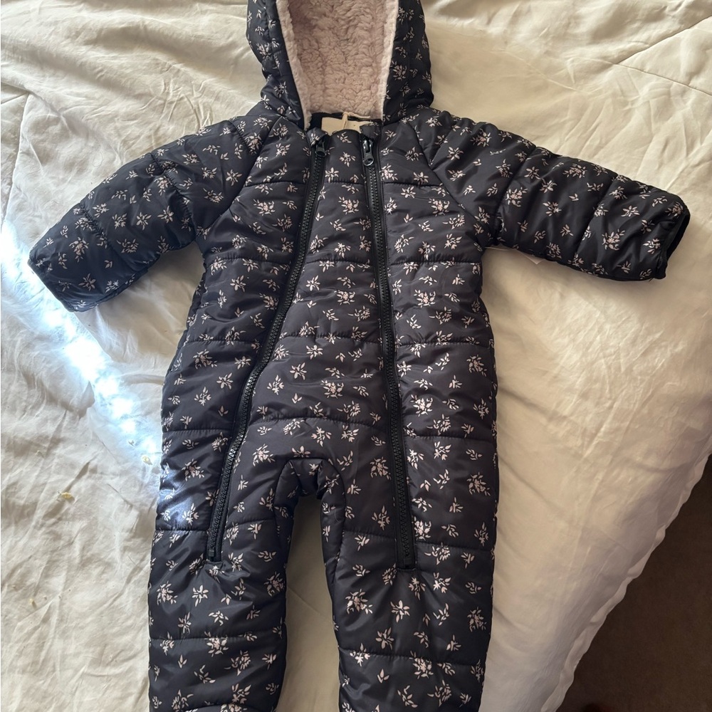 Baby girl snowsuit. Unused.